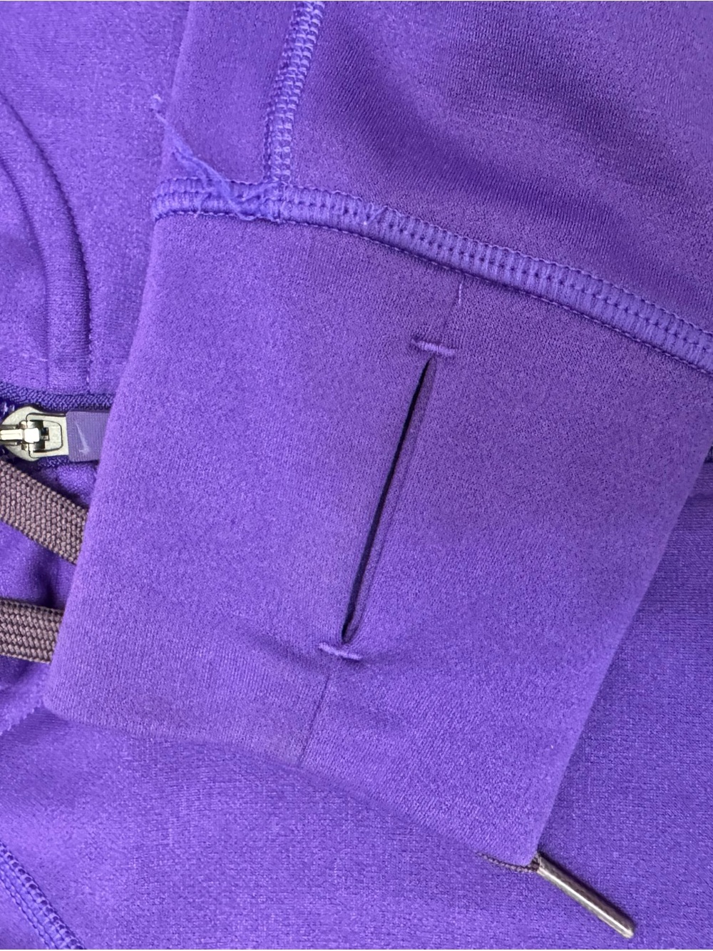 Nike Purple Zip-Up Hoodie with Hood Athletic Comfort Athleisure Cozy Versatile - Picture 8 of 9